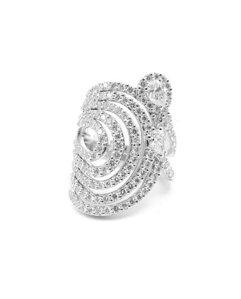 Crivelli Ring in White Gold and Diamonds