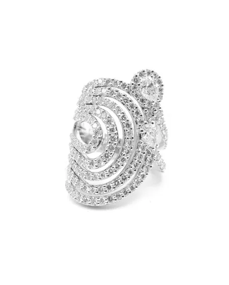 Anello Crivelli in Oro Bianco e Diamanti