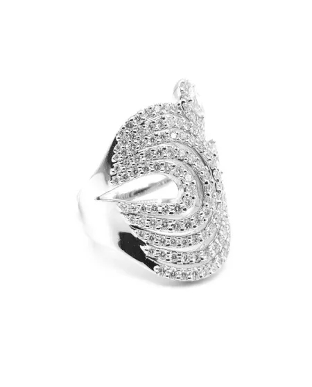 Crivelli Ring in White Gold and Diamonds