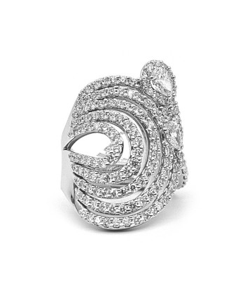 Anello Crivelli in Oro Bianco e Diamanti