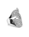 Crivelli Ring in White Gold and Diamonds