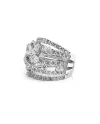 Crivelli Ring in White Gold and Diamonds