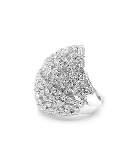 Anello Crivelli in Oro Bianco e Diamanti