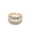 Crivelli Band Ring in Rose Gold and Diamonds