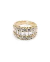 Crivelli Band Ring in Rose Gold and Diamonds