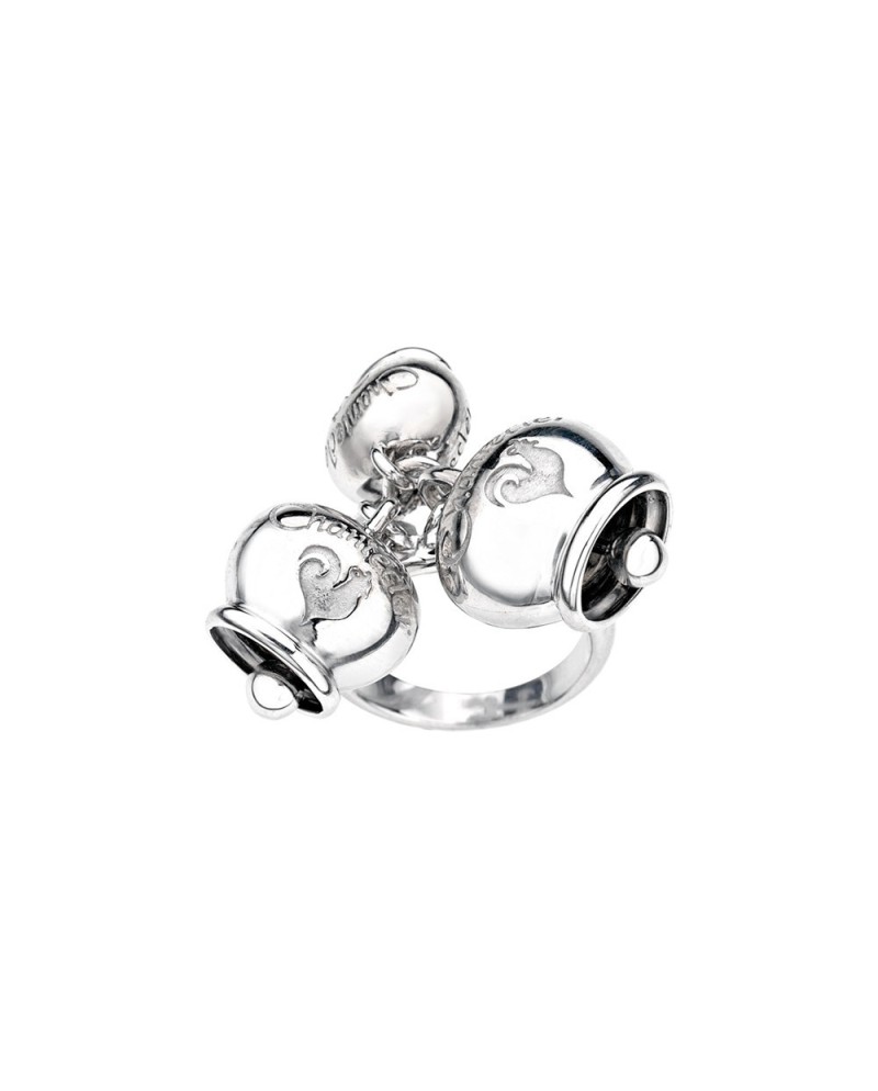Silver Ring 3 Bells Chantecler Et Voilà - €390 - Free Shipping [PRIORITY]