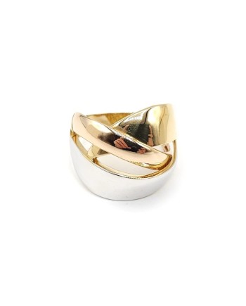 Casella Gioielli Ring in Tricolor Gold