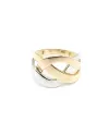 Anello Casella Gioielli in Oro Tricolore