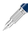 Montblanc Starwalker Blue Planet Fountain Pen with Gold Nib