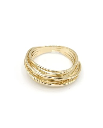 Casella Gioielli Multistrand Ring in Yellow Gold