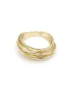 Casella Gioielli Multistrand Ring in Yellow Gold
