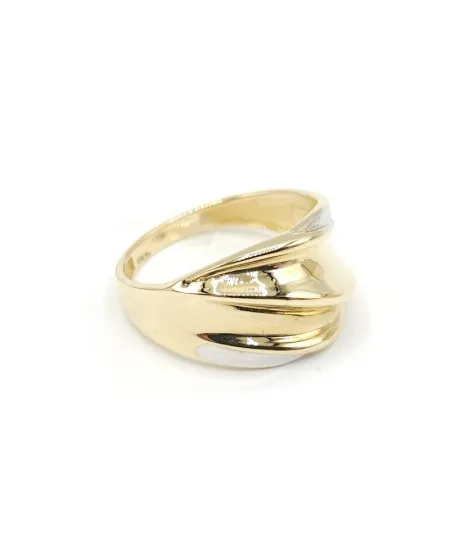 Anello Casella Gioielli in Oro Bicolore