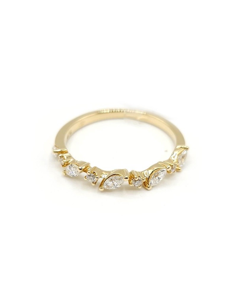 Crivelli ring in yellow gold and diamonds