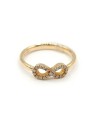 Crivelli Ring in Rose Gold with Diamonds and Infinity Symbol