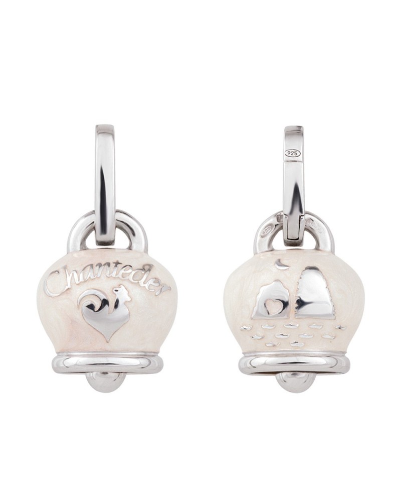 Chantecler Et voilà Pendentif cloche moyen en argent émaillé