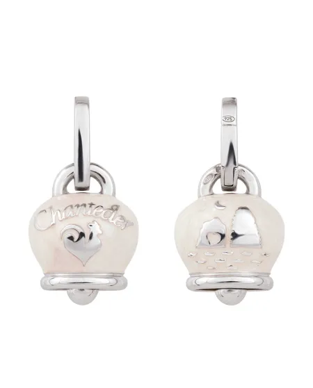 Chantecler Et voilà Pendentif cloche moyen en argent émaillé