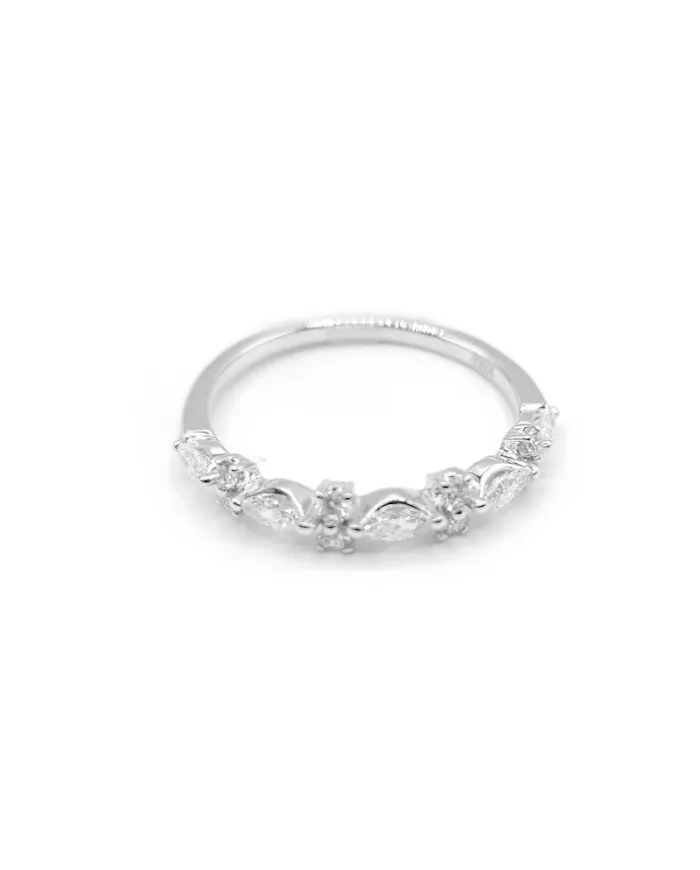Bague Crivelli en or blanc et diamants