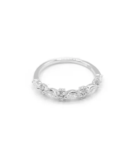 Anello Crivelli in Oro Bianco e Diamanti