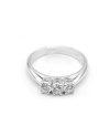 Bague Trilogie Crivelli en Or Blanc et Diamants
