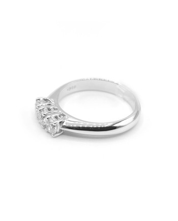 Anello Trilogy Crivelli in Oro Bianco e Diamanti