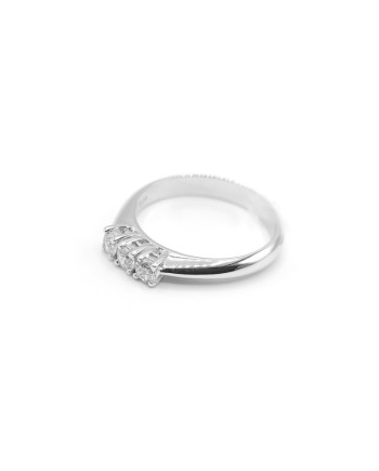 Bague Trilogie Crivelli en Or Blanc et Diamants