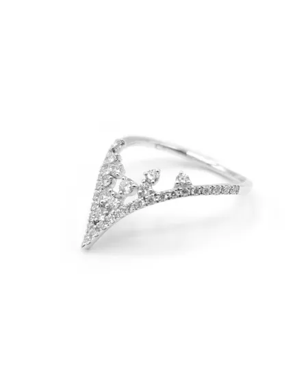 Anello Crivelli in Oro Bianco e Diamanti