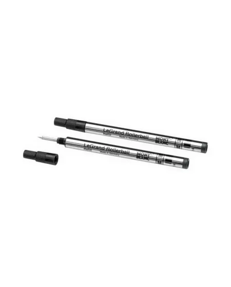 2 Recharges Montblanc Roller Le Grand "M" Mystery Noir