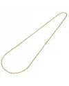 Chimento Tradition Collier ras du cou classique en bambou doré en or jaune