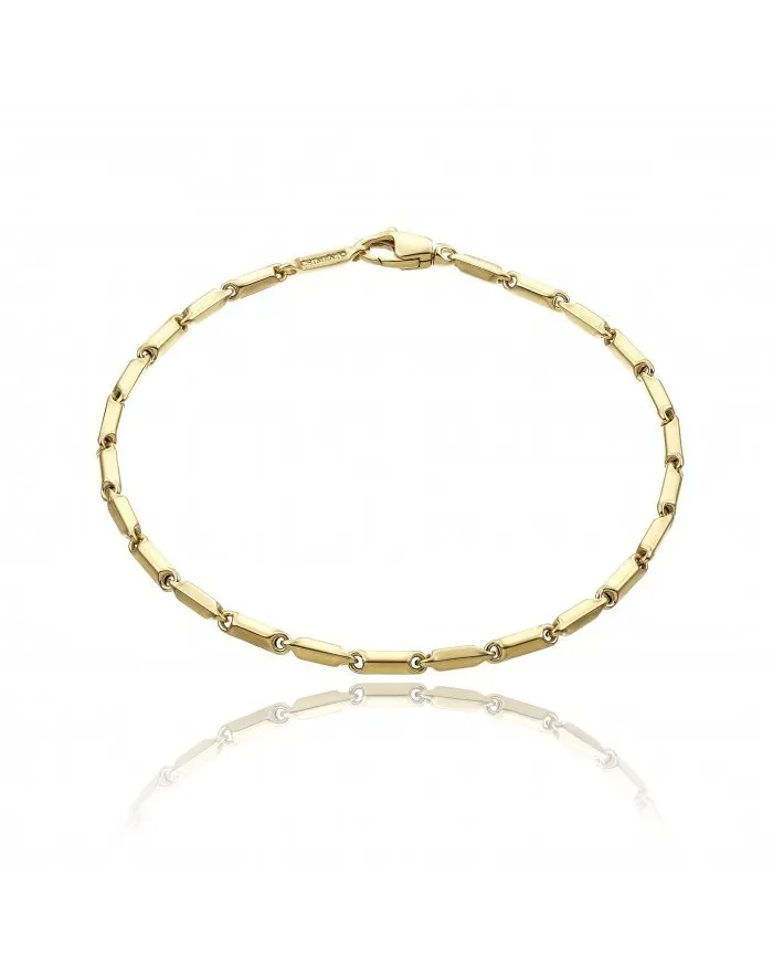 Bracelet classique Chimento Tradition Gold Bamboo en or jaune