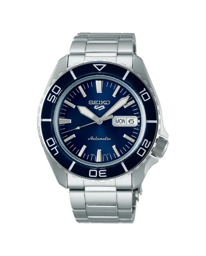Orologio Seiko 5 Sports Quadrante Blu Cinturino in Acciaio
