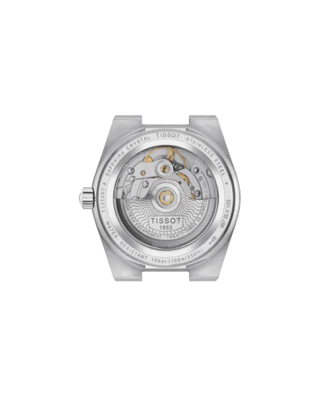 Tissot PRX Powermatic 80 Watch with Light Green Dial and 35 mm Steel Bracelet