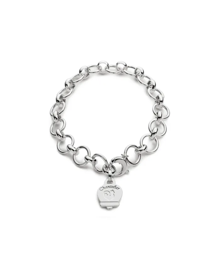 Chantecler multicharms bracelet with bell in silver 34493