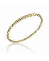 Chimento Stretch Spring Elastic Bracelet in Yellow Gold with Diamonds
