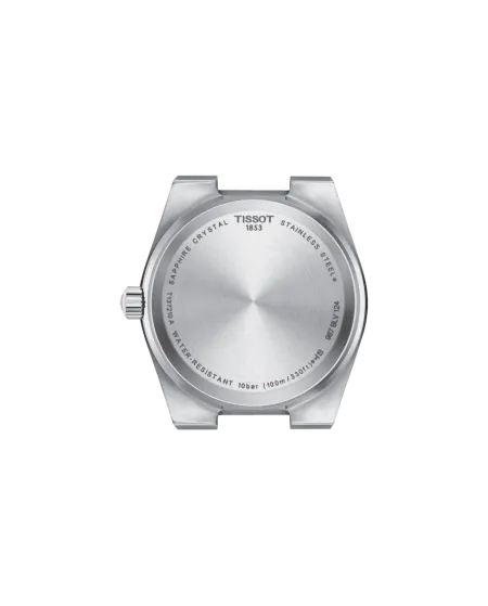 Tissot PRX watch with pink dial and 35 mm steel bracelet