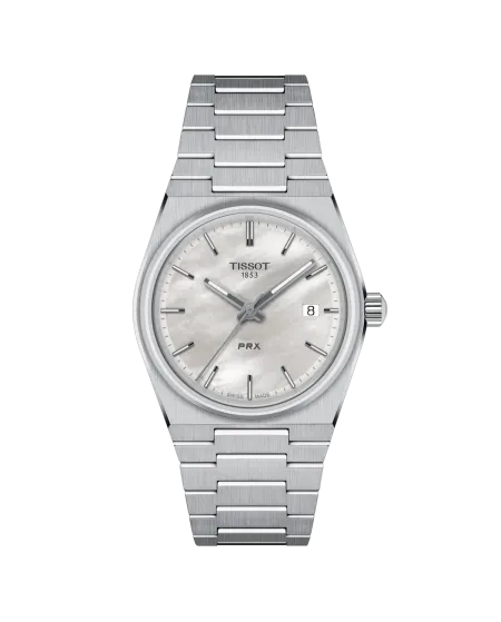 Orologio Tissot PRX con Quadrante Madreperla e Bracciale in Acciaio 35 mm