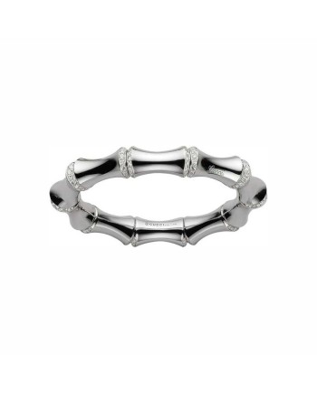 Bracciale Gucci Bamboo Semi Rigido in Oro Bianco e Diamanti