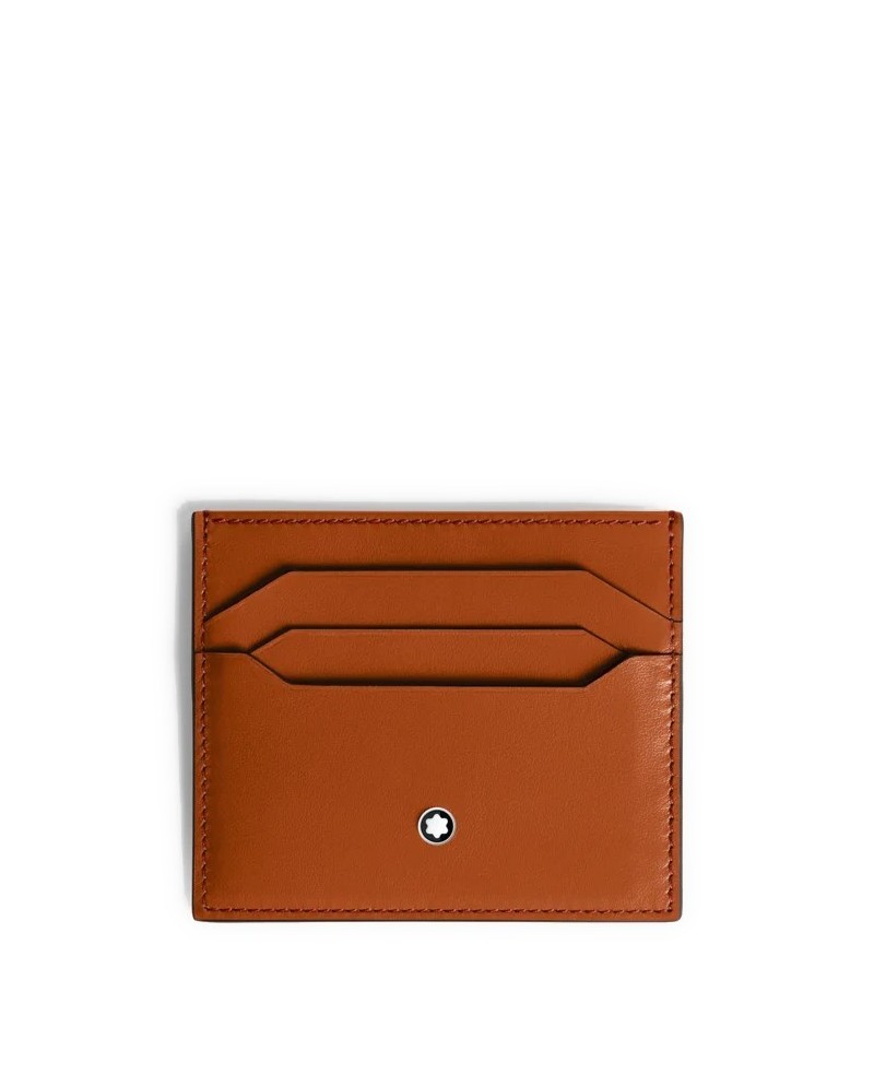 Montblanc Meisterstück Card Holder in Rust Leather with 6 Compartments