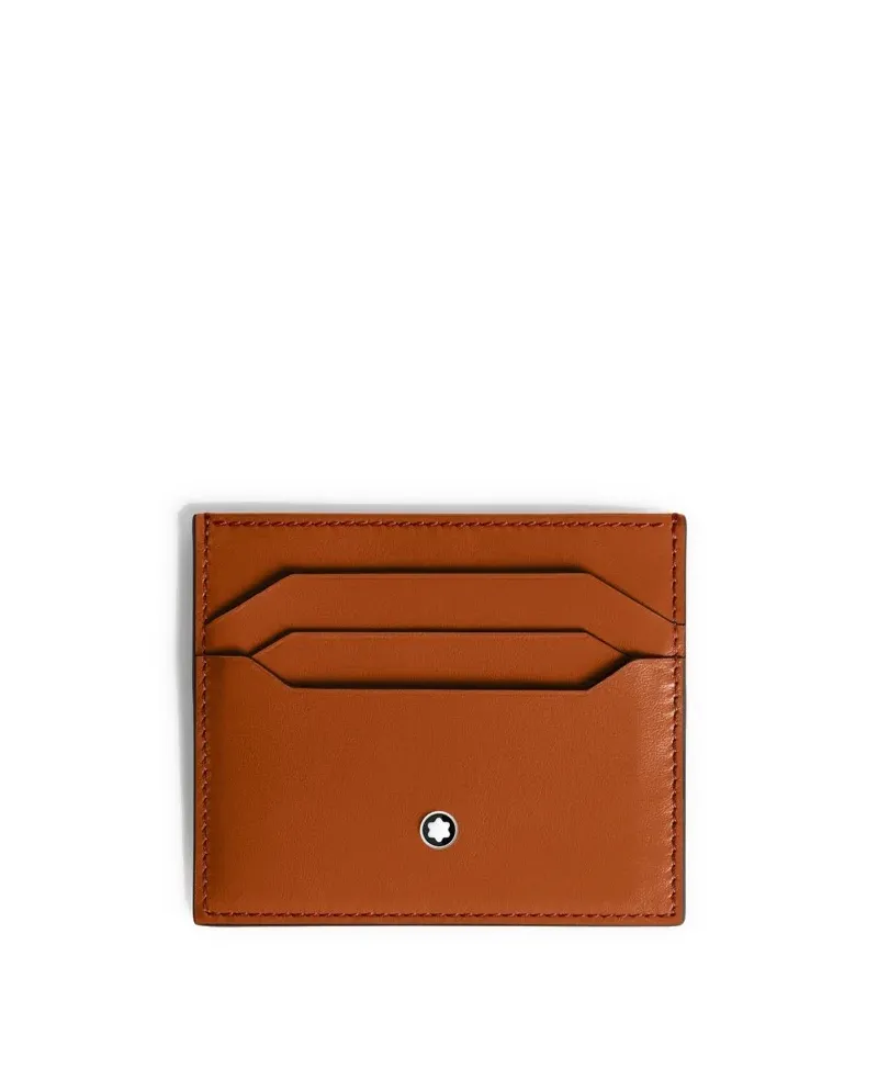 Porta Carte Montblanc Meisterstück in Pelle Ruggine a 6 Scomparti