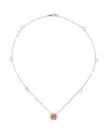 Collier Gucci Flora en or jaune fleur et diamants dans les pistils