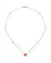 Gucci Flora necklace in flower yellow gold with diamonds in the pistils