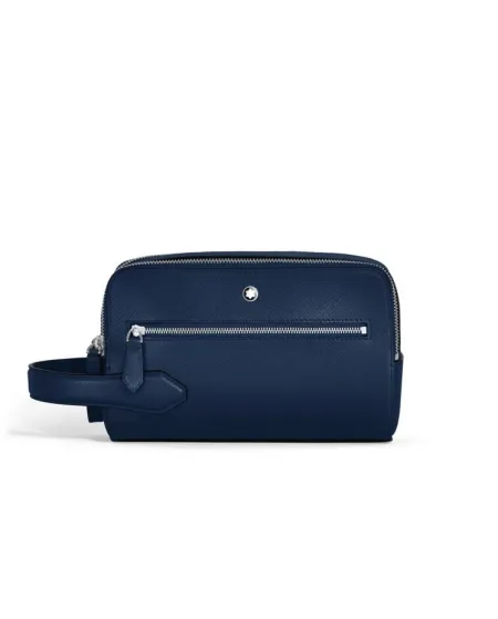 Montblanc Sartorial Blu Ink Toiletry Bag