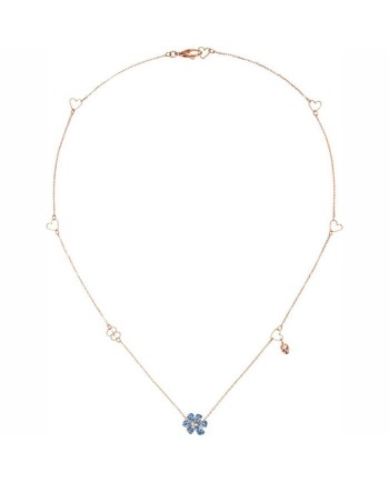Gucci Flora Necklace in Rose and White Gold with Flower Pendant