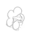 Anello Crivelli in Oro Bianco con Fiore di Diamanti