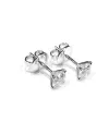 Boucles d'oreilles Crivelli Light Point en or blanc et diamants 1 ct