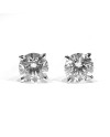 Crivelli Light Point Earrings in White Gold and 1.04 ct Diamonds