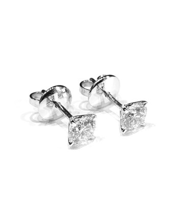 Boucles d'oreilles Crivelli Light Point en or blanc et diamants 1,04 ct