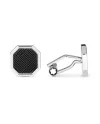 Boutons de manchette octogonaux Montblanc Extreme 3.0 en acier avec insert PVD