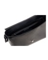 Porte-documents Pineider Daily Messenger en Cuir Lisse Noir
