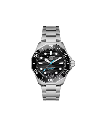 Montre Tag Heuer Aquaracer 300 Professional Date noire avec bracelet en acier