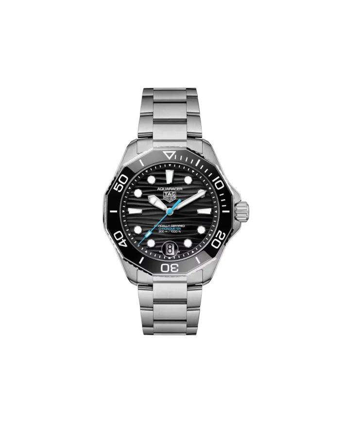 Montre Tag Heuer Aquaracer 300 Professional Date noire avec bracelet en acier